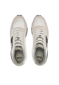 Diesel Sneakersy Tyche S Y03345 PR173 HA139 Biały. Kolor: biały. Materiał: zamsz, skóra