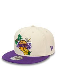 New Era Czapka z daszkiem Nba Floral 950 Lakers 60503484 Beżowy. Kolor: beżowy. Materiał: materiał