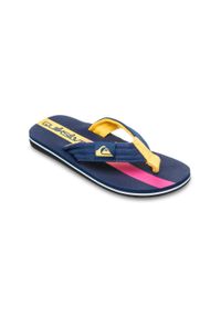 Quiksilver - Sandały dla Chłopcy MOLOKAI LAYBACK Niebieski. Kolor: niebieski. Materiał: bawełna. Sezon: lato