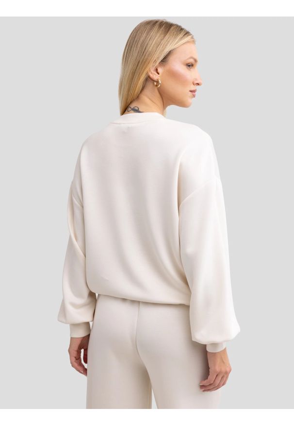 Big-Star - Bluza damska z wiskozy kremowa Lunara 103. Okazja: na co dzień. Kolor: biały. Materiał: wiskoza. Styl: klasyczny, casual