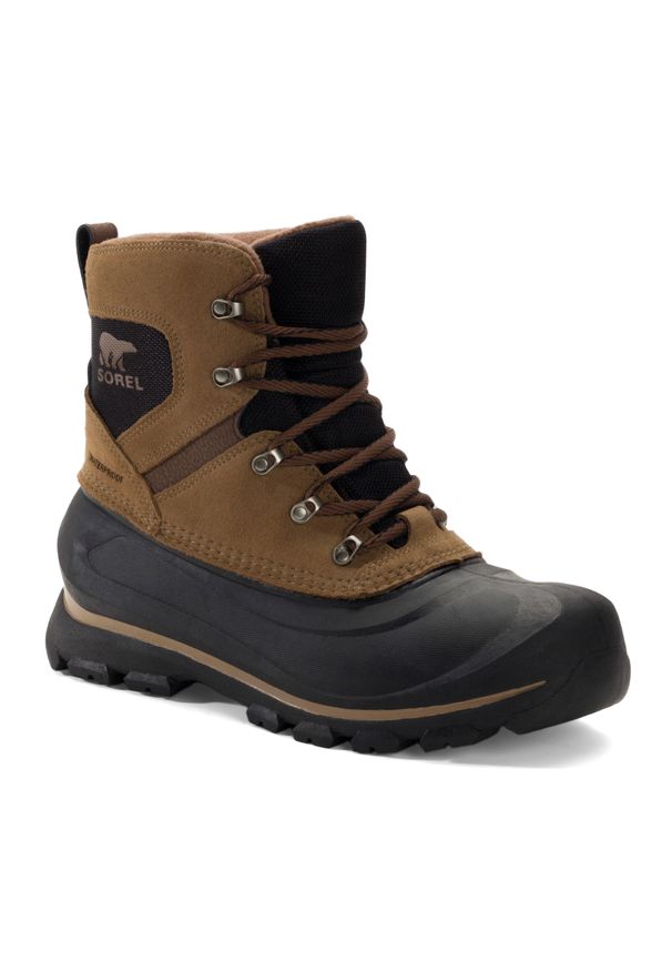 sorel - Buty trekkingowe męskie Sorel Buxton Lace. Kolor: czarny. Sezon: zima