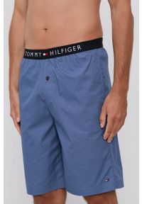 TOMMY HILFIGER - Tommy Hilfiger Komplet piżamowy kolor biały z nadrukiem. Kolor: biały. Materiał: tkanina, bawełna, dzianina. Wzór: nadruk #5