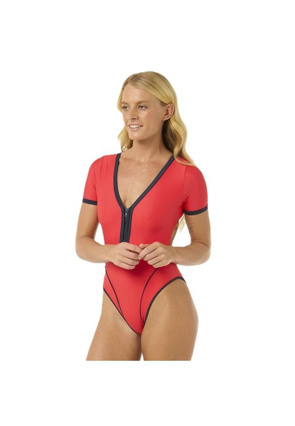 Strój kąpielowy damski Rip Curl Bomba Cheeky Surf Suit. Kolor: czerwony