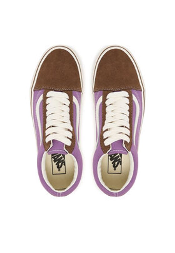 Vans Tenisówki Old Skool VN000D7ZTUD1 Fioletowy. Kolor: fioletowy. Materiał: zamsz, skóra
