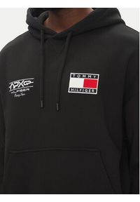 TOMMY HILFIGER - Tommy Hilfiger Bluza F1 Movie MW0MW41386 Czarny Regular Fit. Kolor: czarny. Materiał: bawełna #5