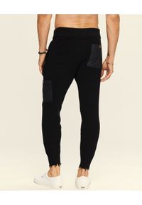SER.O.YA NEW YORK - Czarne bawełniane spodnie dresowe Jason. Kolor: czarny. Materiał: dresówka, bawełna #4