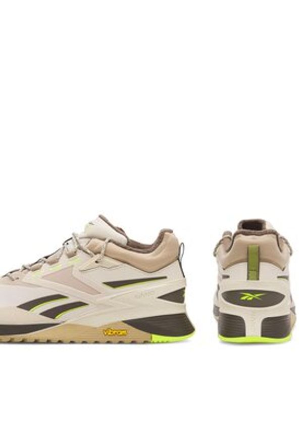 Reebok Buty na siłownię Nano X3 Adventure 100033529-M Brązowy. Kolor: brązowy. Materiał: materiał. Sport: fitness