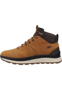 Geox - Buty GEOX U SPHERICA ACTIF X2 Brązowy. Kolor: brązowy, wielokolorowy, żółty. Materiał: tkanina, skóra. Sport: turystyka piesza