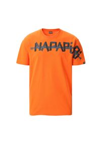 Koszulka Napapijri Solt s. Kolor: pomarańczowy