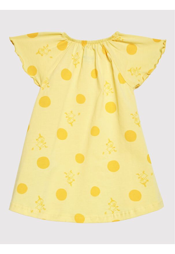 Reima Sukienka letnia MOOMIN Solros 515006M Żółty Regular Fit. Kolor: żółty. Materiał: bawełna. Sezon: lato