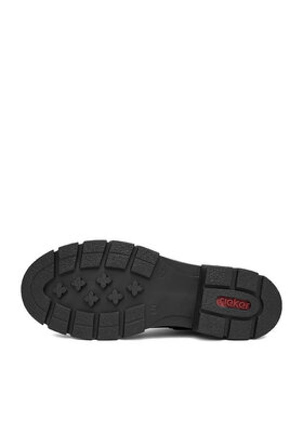 Rieker Sztyblety Z9150-00 Czarny. Kolor: czarny. Materiał: skóra