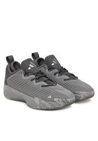 Adidas - adidas Buty do koszykówki Initiation Shoes KI5276 Szary. Kolor: szary. Materiał: materiał. Sport: koszykówka #5