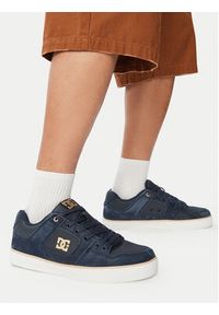 DC Shoes Sneakersy CEO-MP40-OMC-258001 Granatowy. Kolor: niebieski. Materiał: skóra, zamsz #8