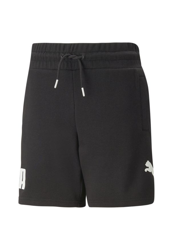 Krótki Dziecko Puma Power czarny. Okazja: na uczelnię. Kolor: czarny. Długość: krótkie. Styl: sportowy. Sport: joga i pilates