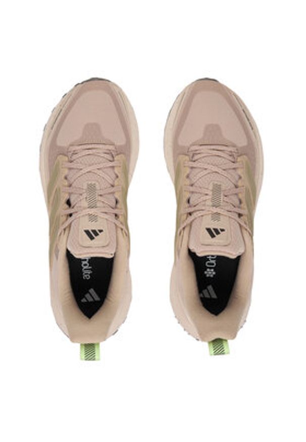 Adidas - adidas Buty do biegania Ultrarun 5 Tr W JQ6925 Beżowy. Kolor: beżowy. Materiał: materiał