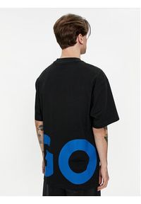 Hugo T-Shirt Nannavaro 50509840 Czarny Oversize. Kolor: czarny. Materiał: bawełna #5