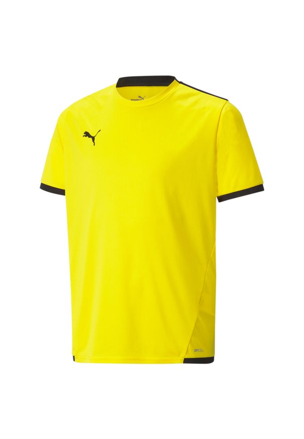 Koszulka dziecięca Puma Team Liga. Kolor: żółty, wielokolorowy, czarny. Sport: piłka nożna