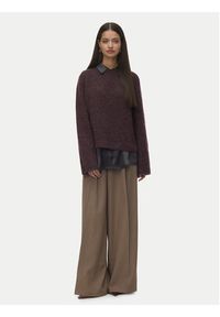 Vero Moda Sweter Ingrid 10331365 Fioletowy Regular Fit. Kolor: fioletowy. Materiał: syntetyk #5