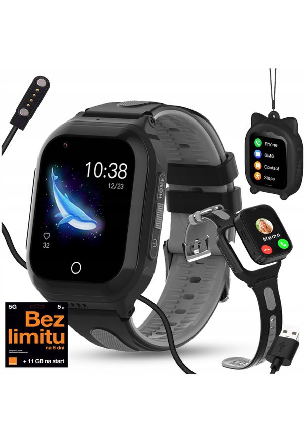 WonderWatch - SMARTWATCH DLA DZIECI ZEGAREK TELEFON GPS SMS ROZMOWY MP3 WIBRACJA Z GRAMI. Rodzaj zegarka: smartwatch