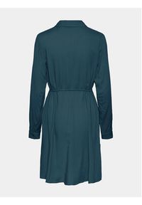 Pieces Sukienka koszulowa 17140730 Zielony Regular Fit. Kolor: zielony. Materiał: wiskoza. Typ sukienki: koszulowe #2