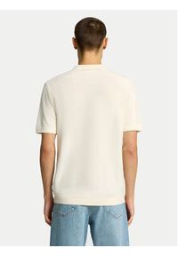Selected Homme Polo 16096371 Beżowy Regular Fit. Typ kołnierza: polo. Kolor: beżowy. Materiał: bawełna #6