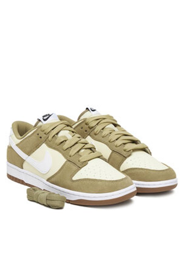 Nike Sneakersy Dunk Low Retro Se IB6399 200 Khaki. Kolor: brązowy. Materiał: skóra, zamsz