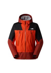 Kurtka męska The North Face Signal 2.5L DryVent 0A87GRM7U1 - czerwona. Kolor: czerwony. Materiał: tkanina, materiał, nylon. Styl: klasyczny. Sport: fitness #1