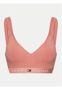 TOMMY HILFIGER - Tommy Hilfiger Biustonosz top UW0UW04612 Różowy. Kolor: różowy. Materiał: bawełna #3