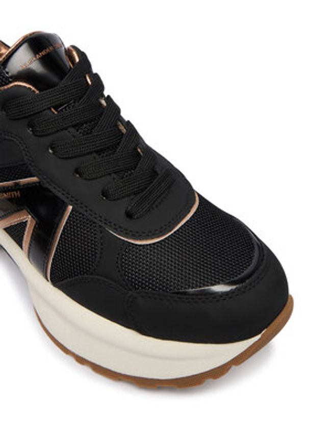 Alexander Smith Sneakersy Victoria ASBCVIW-1175-BLK Czarny. Kolor: czarny. Materiał: skóra