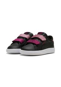 Trenerzy dla dziewczynek Puma Smash 3.0 L Glitter. Okazja: na co dzień. Kolor: czarny