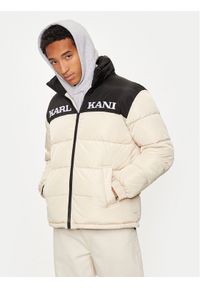 Karl Kani Kurtka zimowa Retro Essential 60760010 Beżowy Regular Fit. Kolor: beżowy. Materiał: syntetyk. Sezon: zima. Styl: retro #1