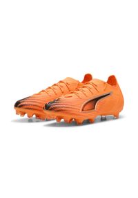 Puma - Buty piłkarskie unisex ULTRA 6 PRO FG/AG PUMA Heat Fire Black Glowing Red Orange. Kolor: żółty, wielokolorowy, czarny, czerwony, pomarańczowy. Szerokość cholewki: normalna. Sport: piłka nożna