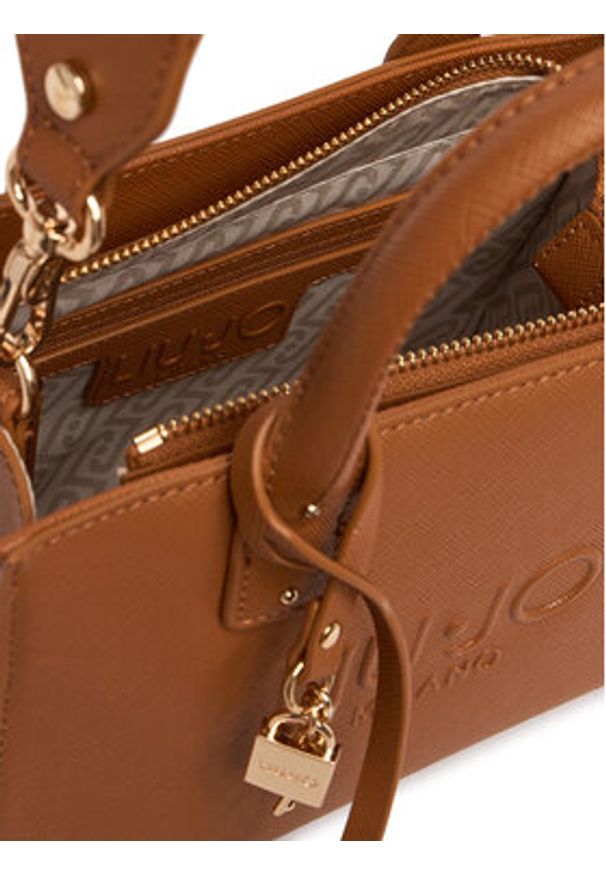 Liu Jo Torebka AA6150 ES029 Brązowy. Kolor: brązowy. Materiał: skórzane