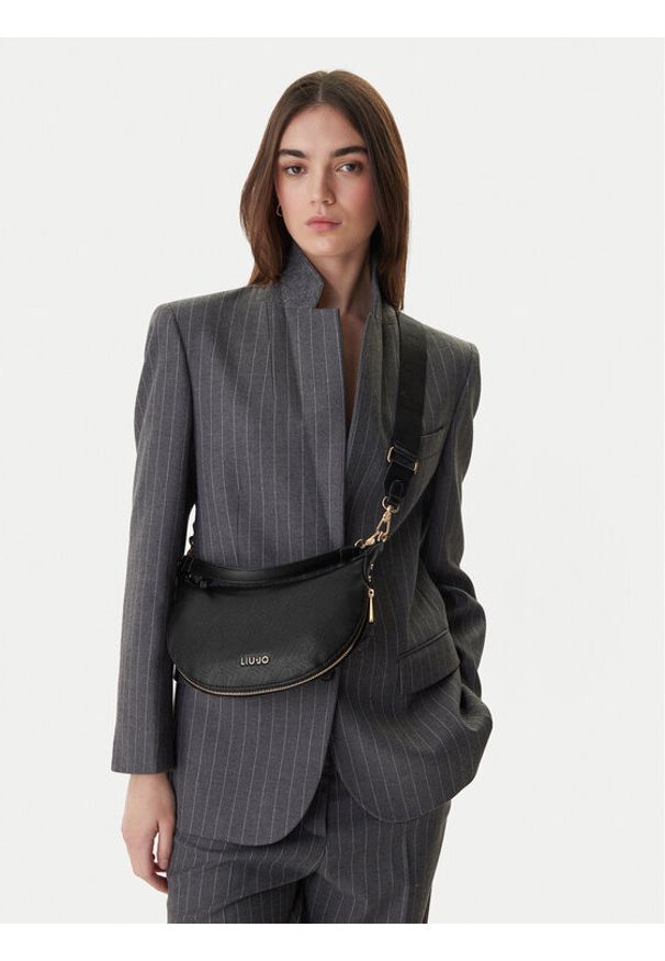 Liu Jo Torebka AA6043 ES026 Czarny. Kolor: czarny. Materiał: skórzane