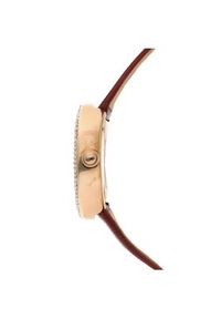 Emporio Armani Zegarek AR11438 Brązowy. Kolor: brązowy. Materiał: skóra #4