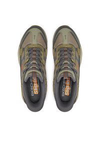 skechers - Skechers Trekkingi Slip-ins Vigor AT 237744/OLGY Brązowy. Kolor: brązowy. Materiał: skóra. Sport: turystyka piesza #4