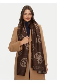 Guess Szalik AW5190 POL03 Brązowy. Kolor: brązowy. Materiał: materiał