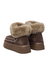 Badura Śniegowce C-IZI-TS6294-01 Brązowy. Kolor: brązowy. Materiał: zamsz, skóra #6