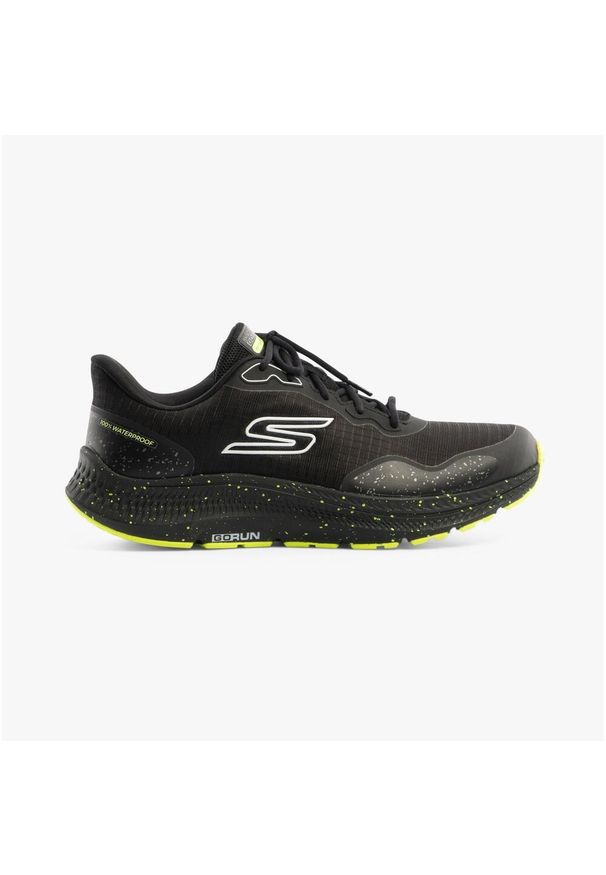 skechers - Buty sportowe męskie Skechers Go Run. Kolor: czarny, zielony, wielokolorowy, żółty. Szerokość cholewki: normalna. Sport: bieganie