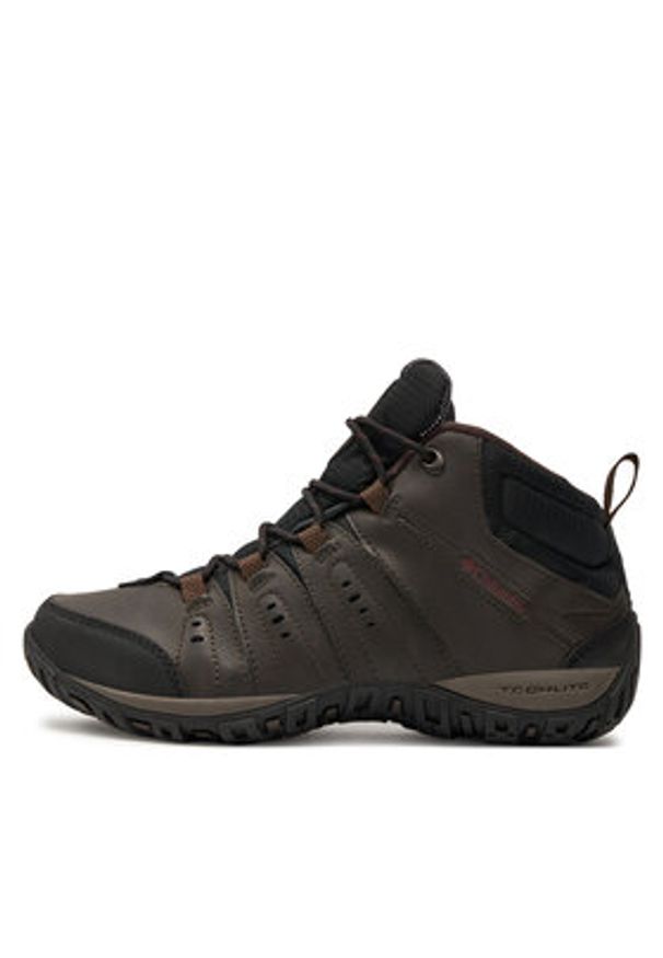 columbia - Columbia Trekkingi Peakfreak Nomad Chukka WP Omni-Heat BM3926 Brązowy. Kolor: brązowy. Materiał: skóra. Technologia: Omni-Heat (Columbia). Sport: turystyka piesza