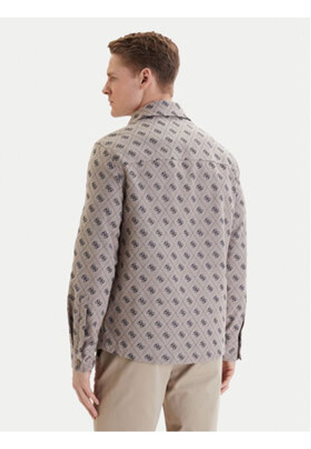 Guess Kurtka przejściowa M6GL05 W1661 Beżowy Classic Fit. Kolor: beżowy. Materiał: syntetyk