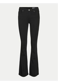 Vero Moda Jeansy Flash 10305103 Czarny Flared Fit. Kolor: czarny