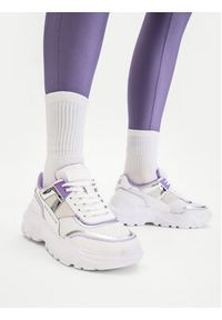 Versace Jeans Couture Sneakersy 80VA3SC4 ZSE18 V64 Biały. Kolor: biały. Materiał: skóra #2