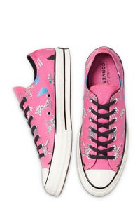 Converse Tenisówki damskie kolor różowy. Nosek buta: okrągły. Zapięcie: sznurówki. Kolor: różowy. Materiał: guma