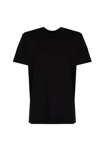 Les Hommes T-Shirt "LH Logo" | LBT1026700F | Mężczyzna | Czarny. Kolor: czarny. Materiał: bawełna, elastan. Wzór: nadruk. Styl: klasyczny, elegancki