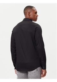 Armani Exchange Koszula XM001867 AF10192 UC001 Czarny Slim Fit. Kolor: czarny. Materiał: bawełna #4