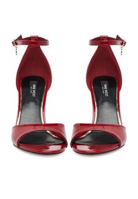 Nine West Sandały S4S16766 Czerwony. Kolor: czerwony. Materiał: materiał, syntetyk
