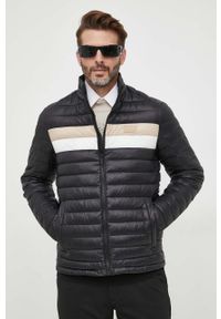 Karl Lagerfeld kurtka męska kolor czarny przejściowa. Kolor: czarny. Materiał: materiał #1