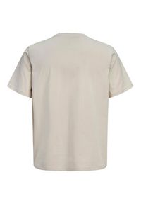 Jack & Jones T-Shirt Frank 12288092 Beżowy Relaxed Fit. Kolor: beżowy. Materiał: bawełna #4