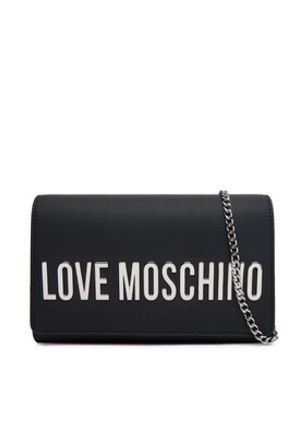 Love Moschino - LOVE MOSCHINO Torebka JC4103PP1OKD000B Czarny. Kolor: czarny. Materiał: skórzane